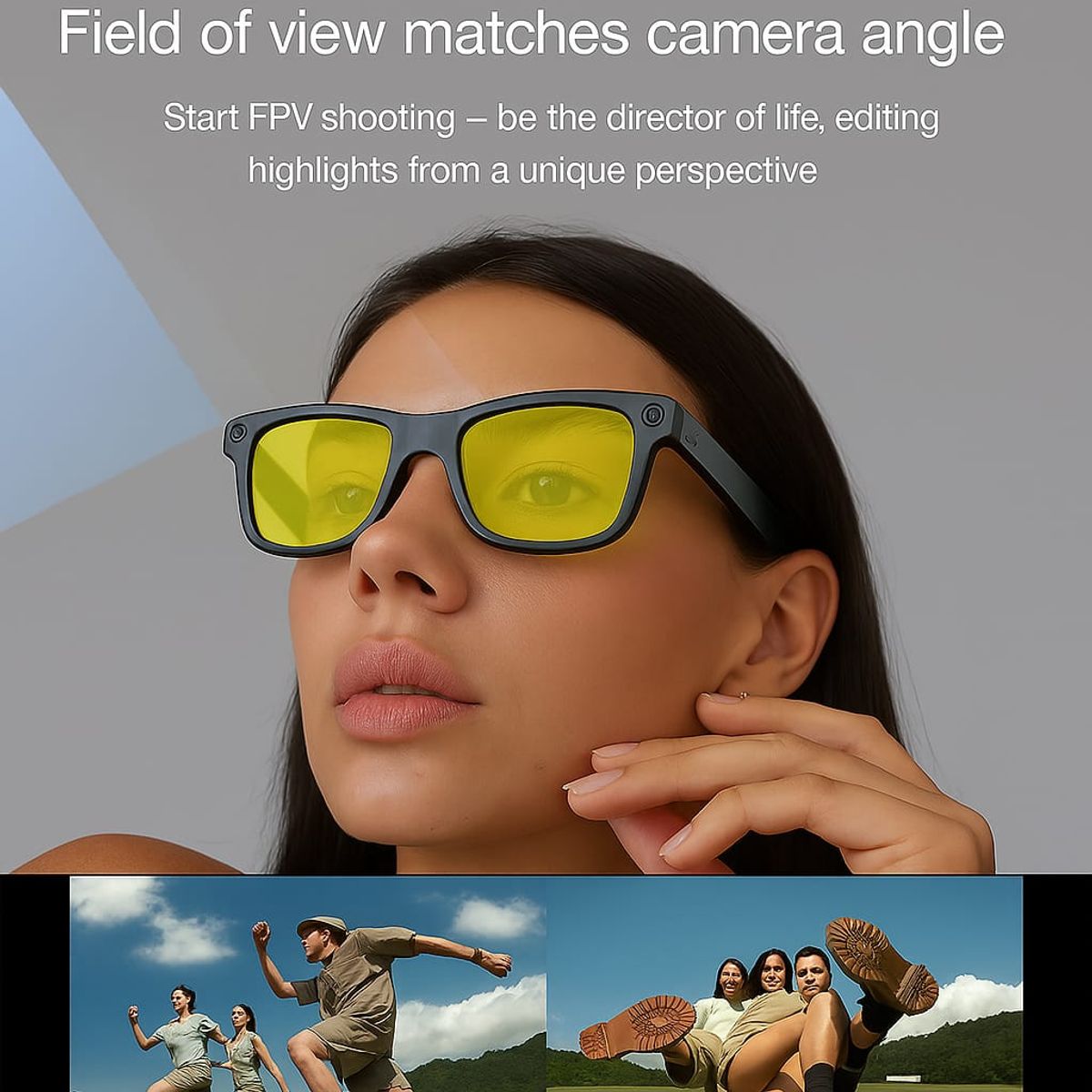 PERU - Filtro SPO Lumis 450 nm ambar con montura con IA , toma fotos y video