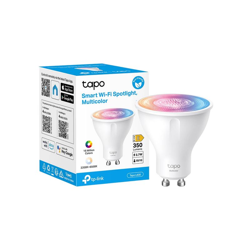 TP LINK - Foco Tapo L630 LED Multicolor GU10 Regulable Control por Voz