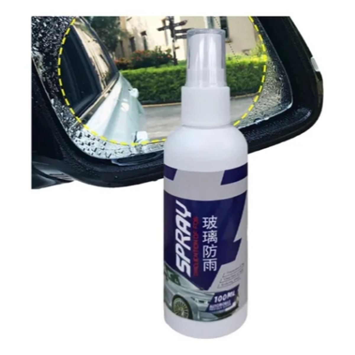 GENERICO - Spray Impermeable Para Vidrio De Coche Agente De Lluvia Auto