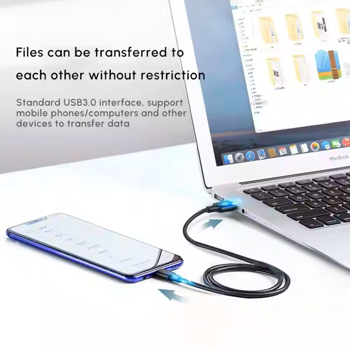 UGREEN - Cable Carga Rapido USB a USB-C UGREEN 2 Metros 3A