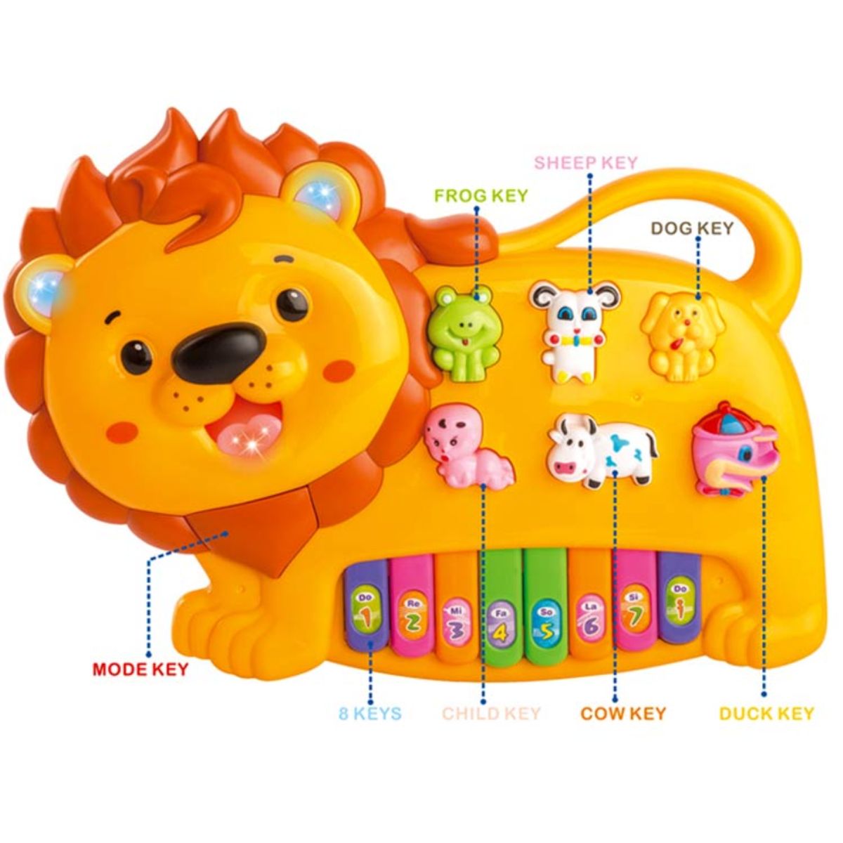 GENERICO - Piano de Juguete Musical de León