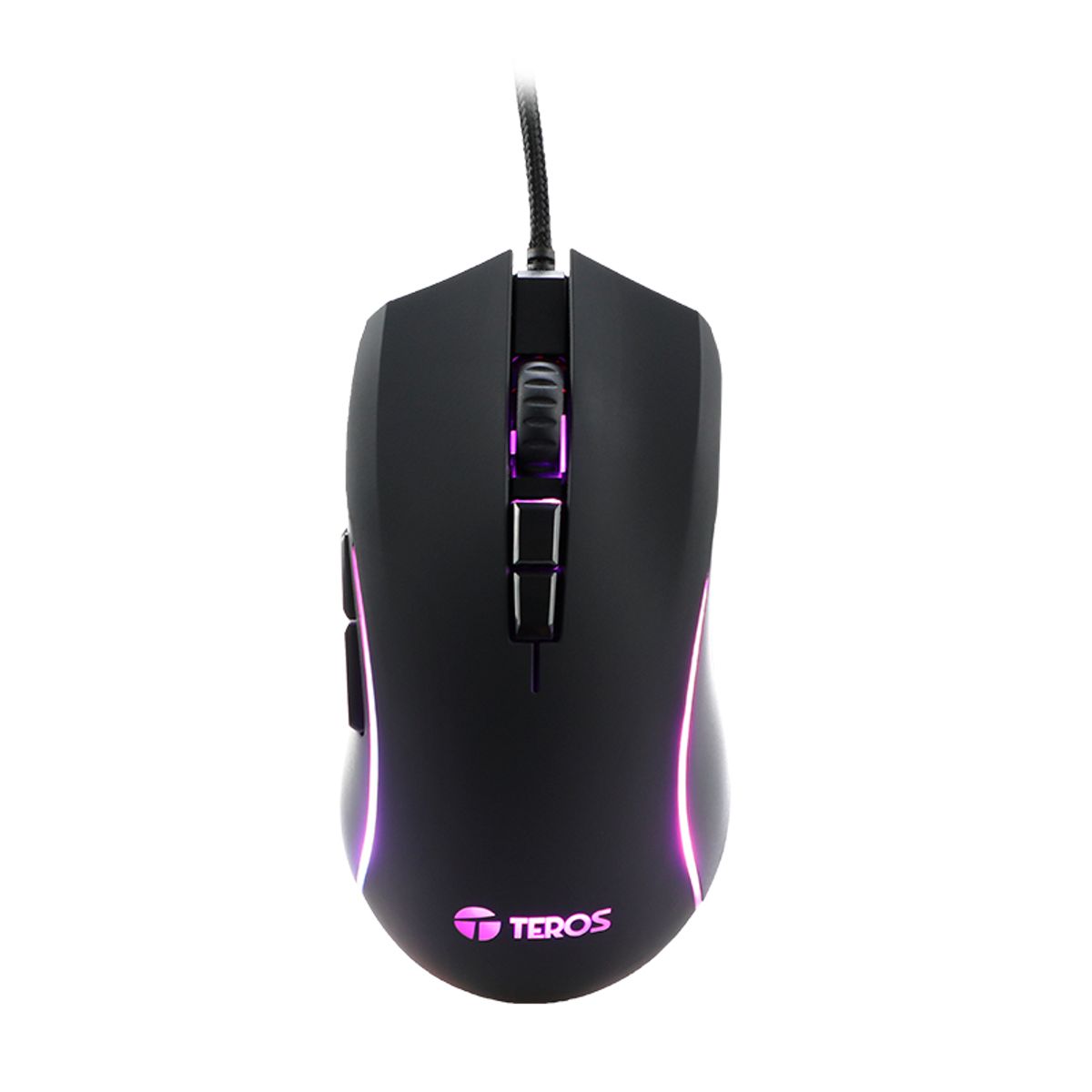 TEROS - Mouse Óptico TEROS TE-5160 - 6400DPI - RGB - USB