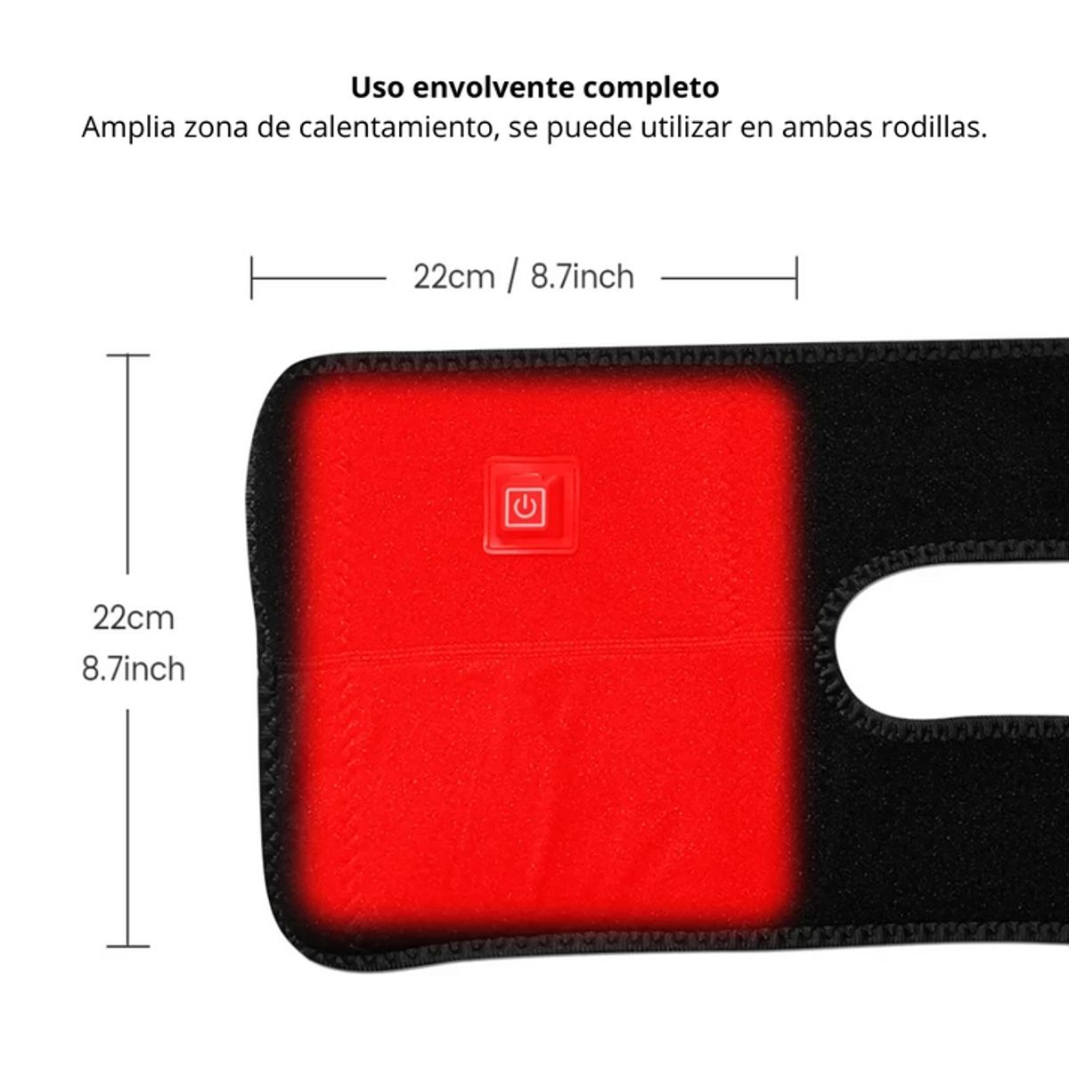 GENERICO - Rodillera Masajeadora Eléctrica Calor