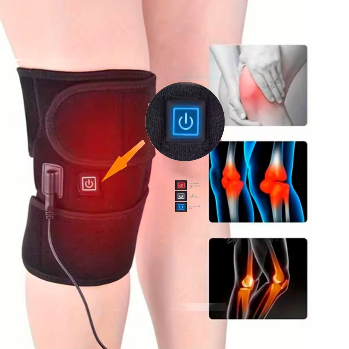 GENERICO - Rodillera Termica Unisex Ortopedica Compresión Invierno