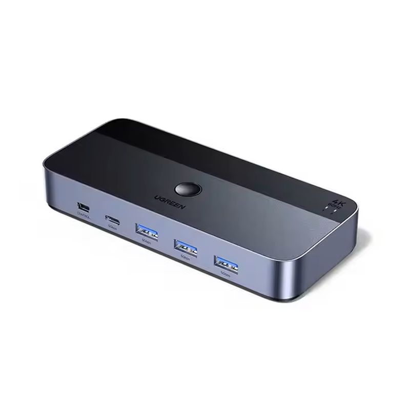 UGREEN - Conmutador KVM HDMI 2 en 1 con USB 3.0 Ugreen Para 2 PC y 1 monitor
