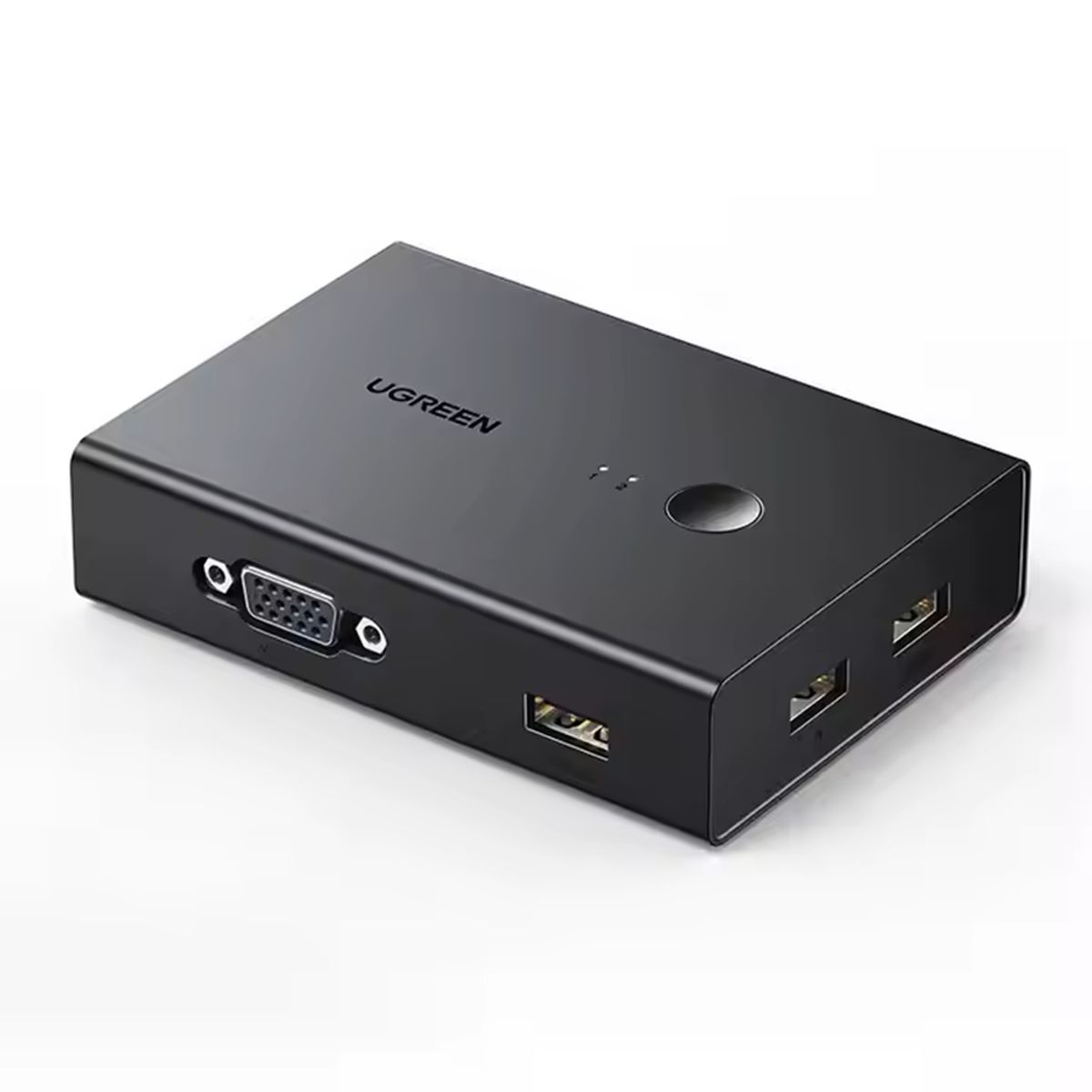 UGREEN - Conmutador KVM VGA 1 Entrada 2 Salidas PC TV Monitor Ugreen