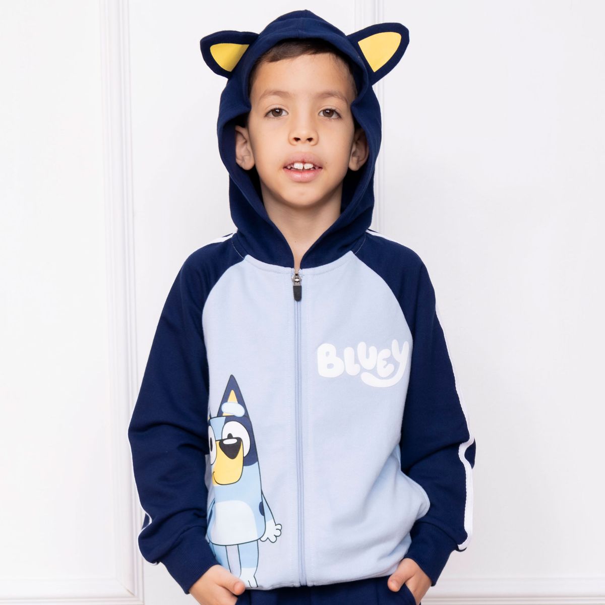 BLUEY - CASACA BLUEY NIÑO - FRENCH TERRY 100% ALGODON