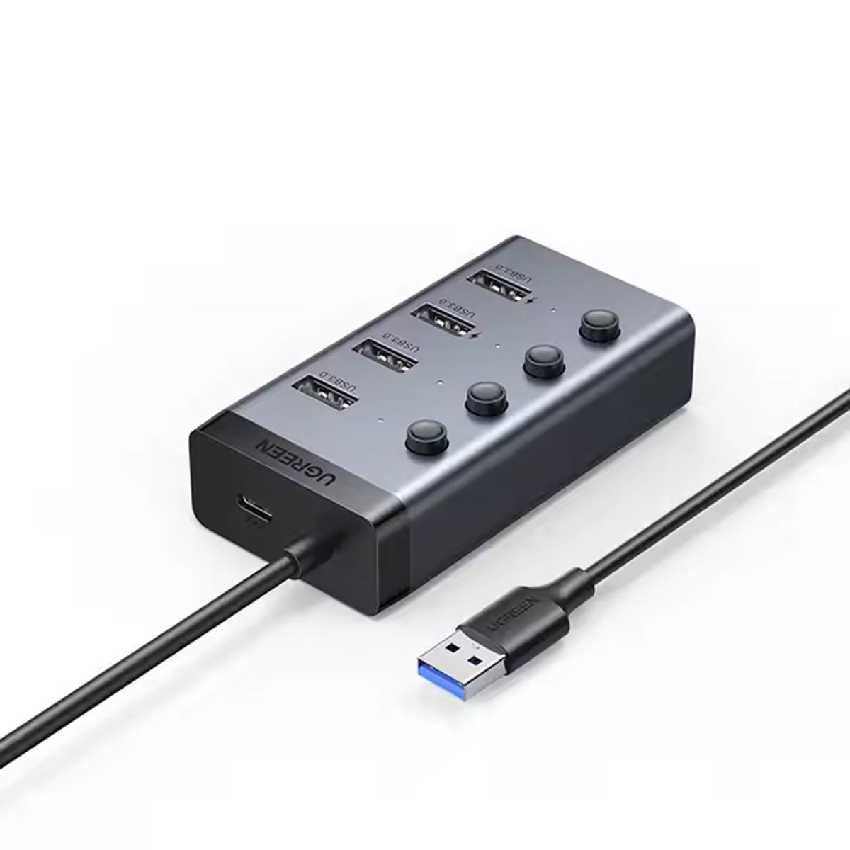 UGREEN - HUB UGREEN USB 3.0 de 4 puertos Velocidad 5Gbps