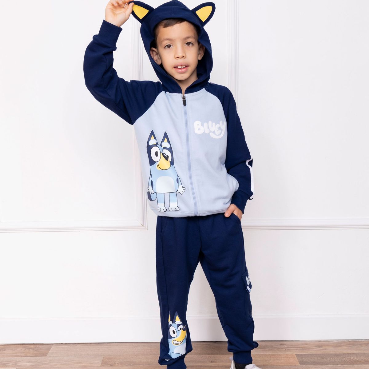 BLUEY - CONJUNTO BLUEY NIÑO - FRENCH TERRY 100% ALGODON