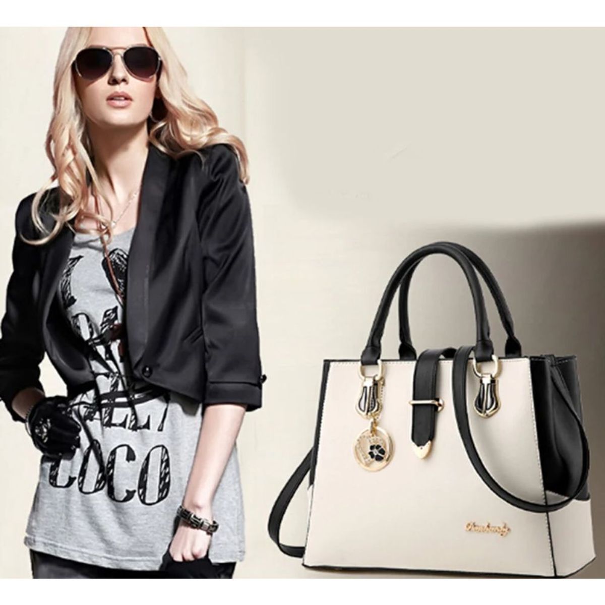 GENERICO - Cartera Moderna Office Ligera