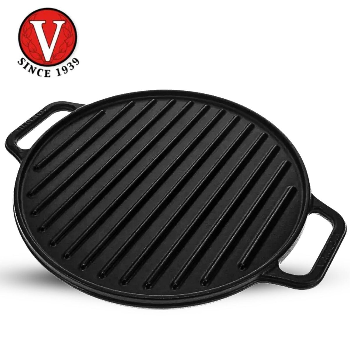 VICTORIA - Plancha Asadora Redonda Reversible Precurada 32 cm- victoria