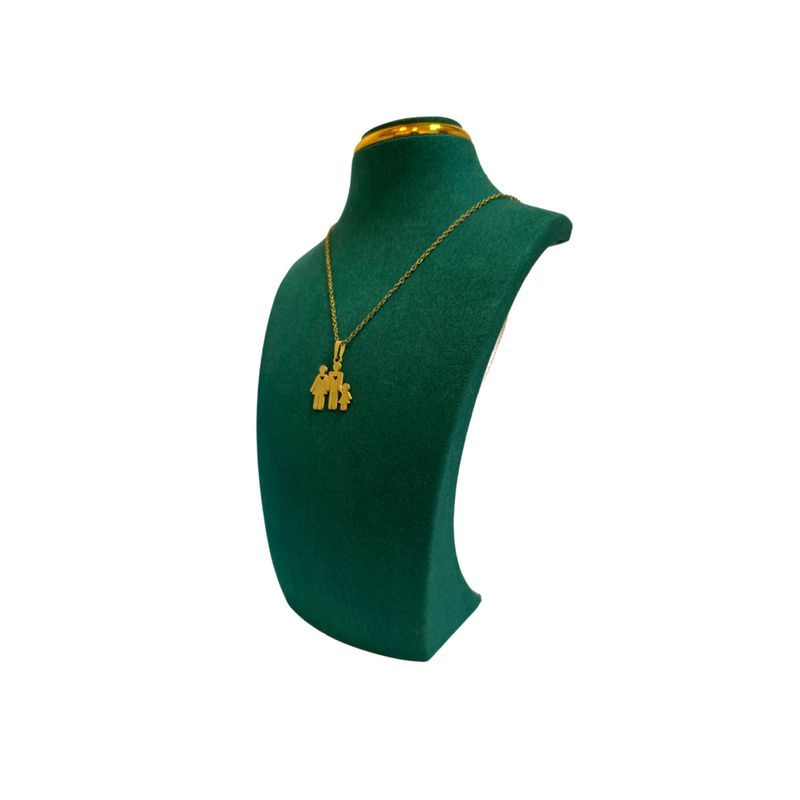 GENERICO - Collar Acero - BSC Familia Corazon Dorada