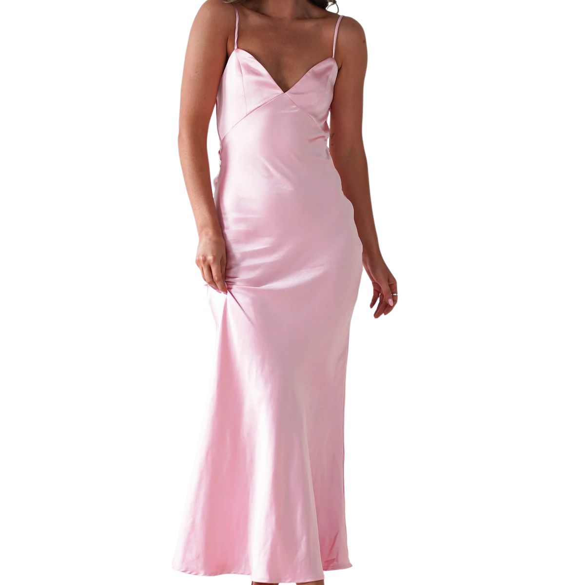 BLWOENS - Vestido casual de verano para mujeres - Rosa