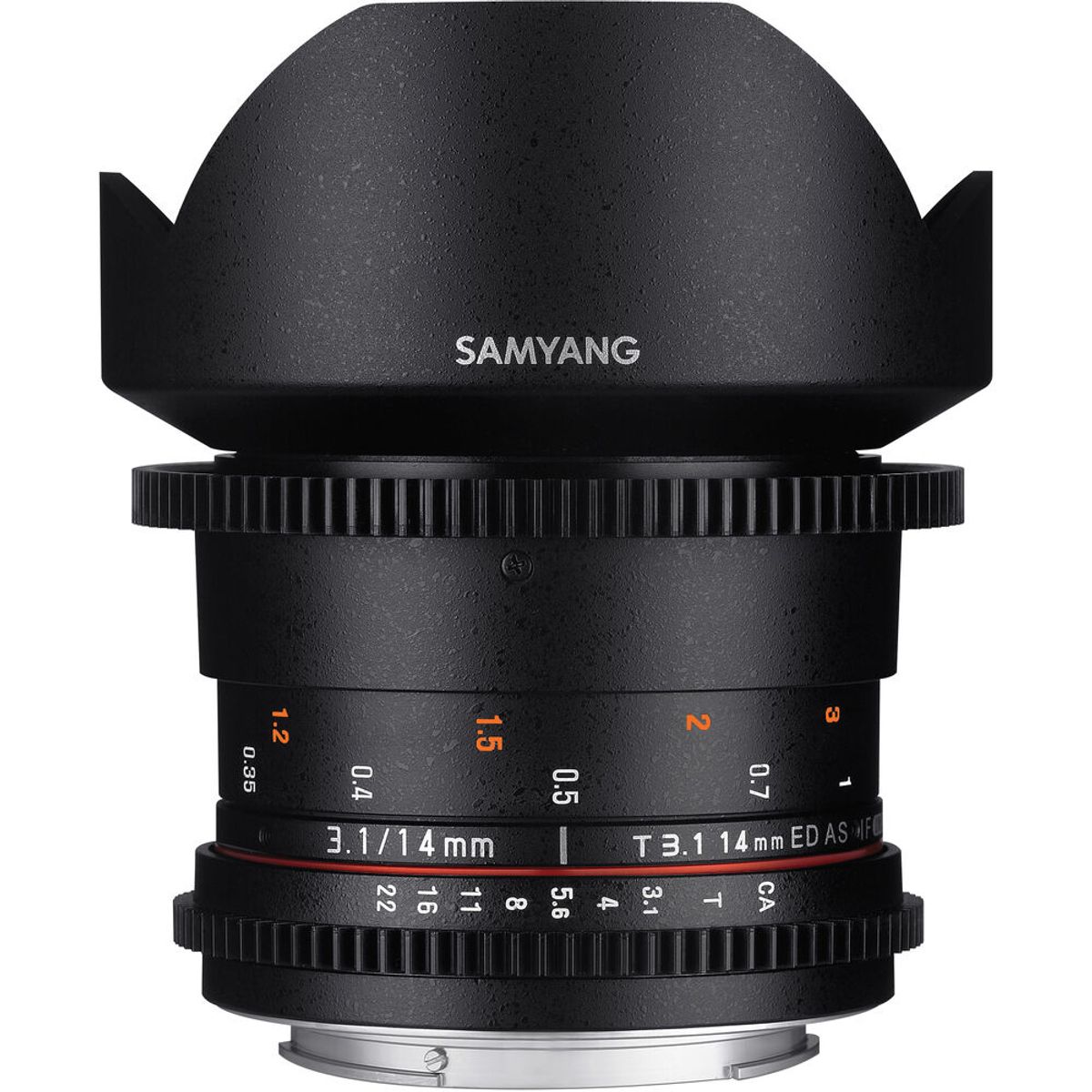 SAMYANG - Samyang 14mm T31 VDSLRII Lente De Cine Para Canon EF Montura - Negro