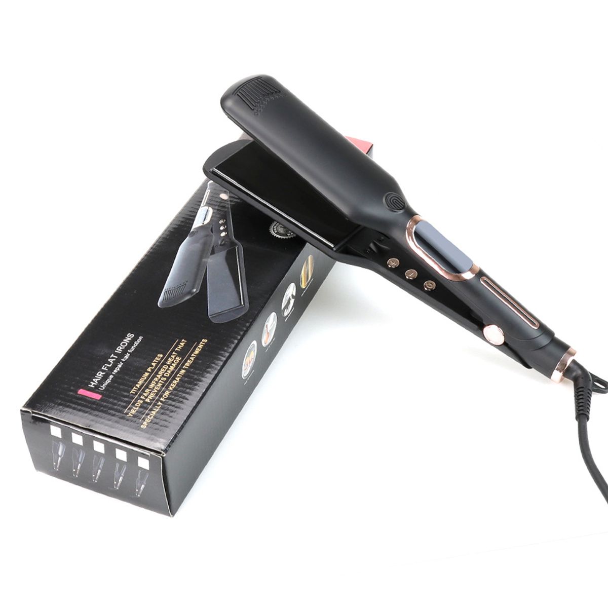 TIOZONEY - Plancha para alisar el pelo