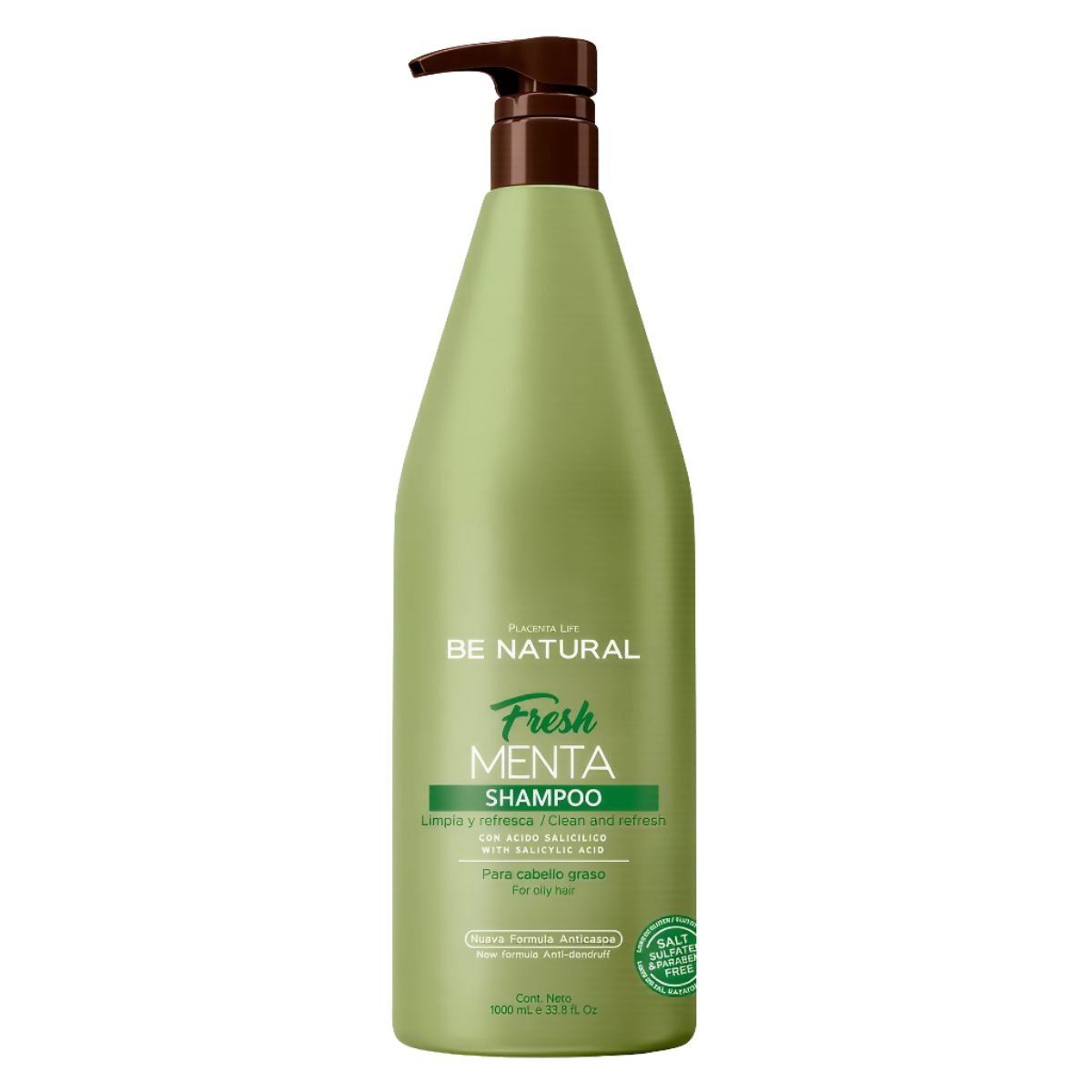 GENERICO - Shampoo Be Natural Fresh Menta 1Lt - Be natural