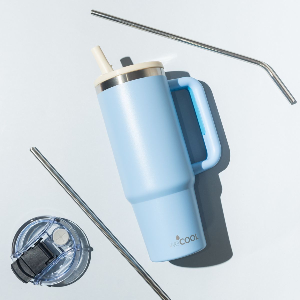 WECOOL - Cañitas XL de Acero Inoxidable Reutilizables