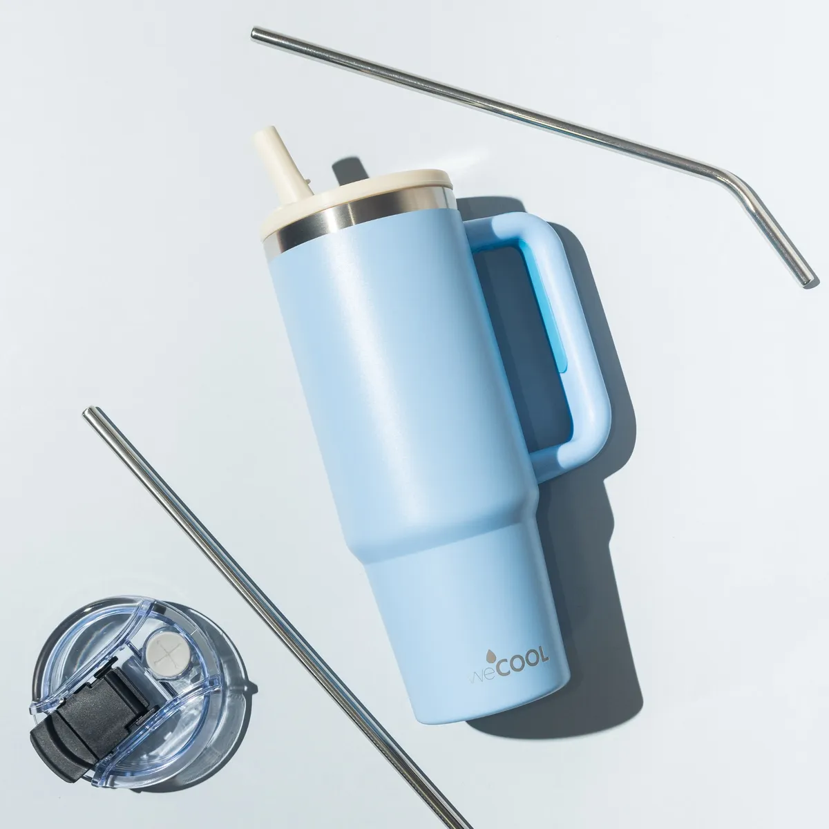 WECOOL - Cañitas XL de Acero Inoxidable Reutilizables