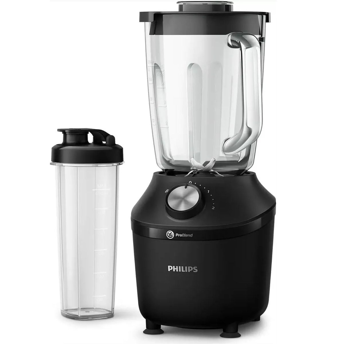 PHILIPS - Licuadora Philips 600w Vaso 2 Lt Refractario + Tomatodo