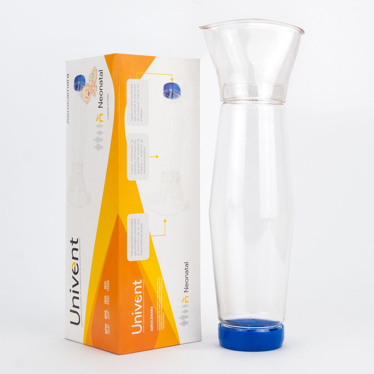 GENERICO - Aerocámara Neonatal UNIVENT