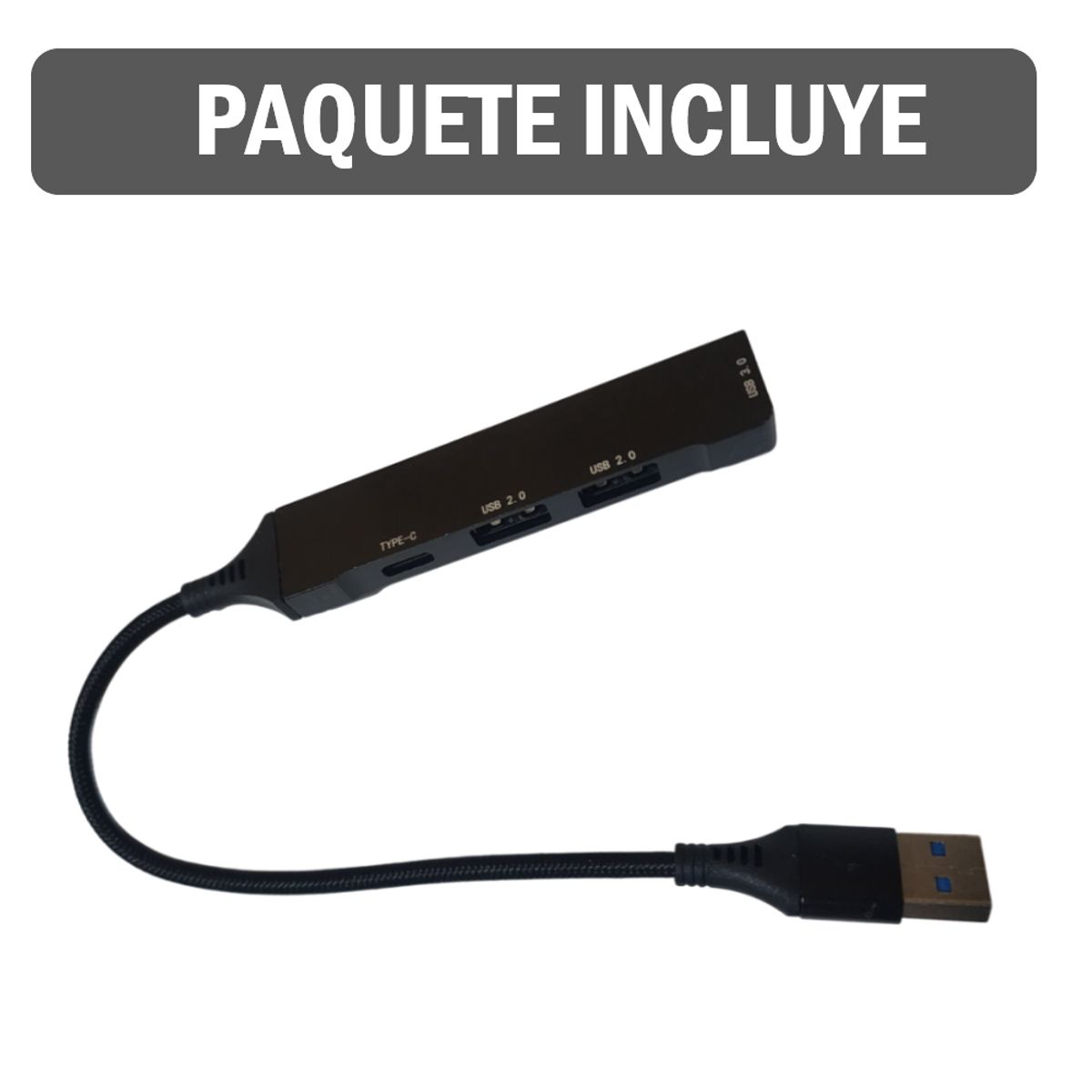 GENERICO - Adaptador Hub ROMAX Ultra Rápido 4 en 1