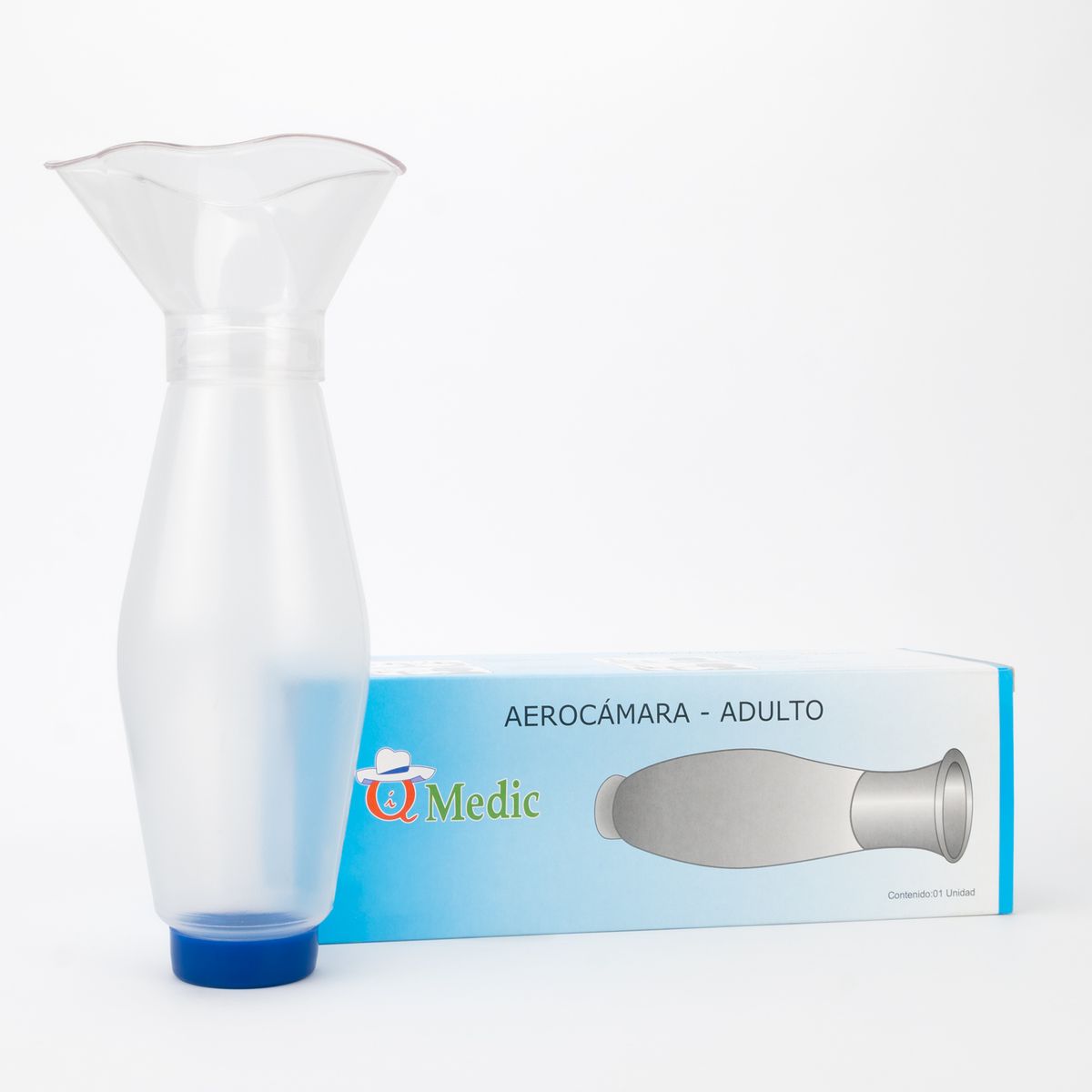 GENERICO - Aerocámara Pediátrico IQ MEDIC