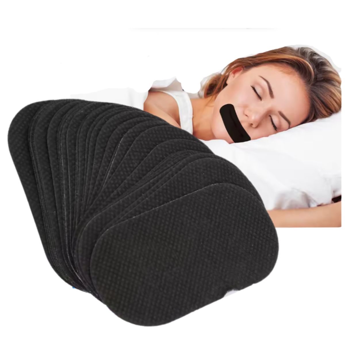 GENERICO - 30 Cintas Boca Para Respirar Por La Nariz Duerme Mejor entrenamiento