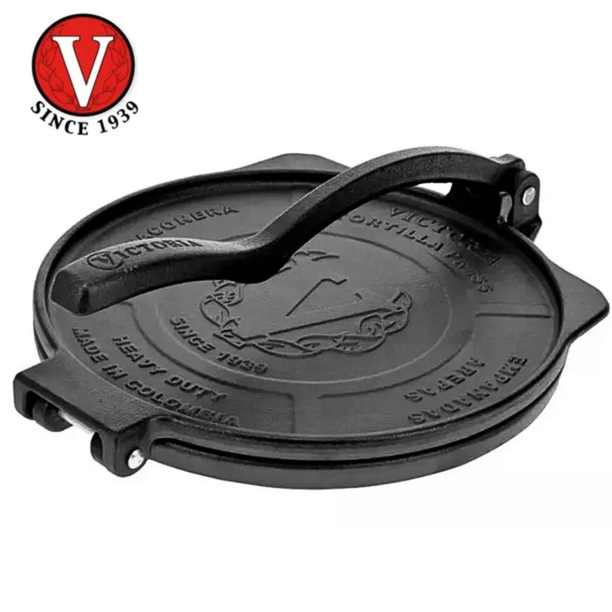 VICTORIA - Prensa Para Tortilla 10" 25 cm Hd Curado Victoria