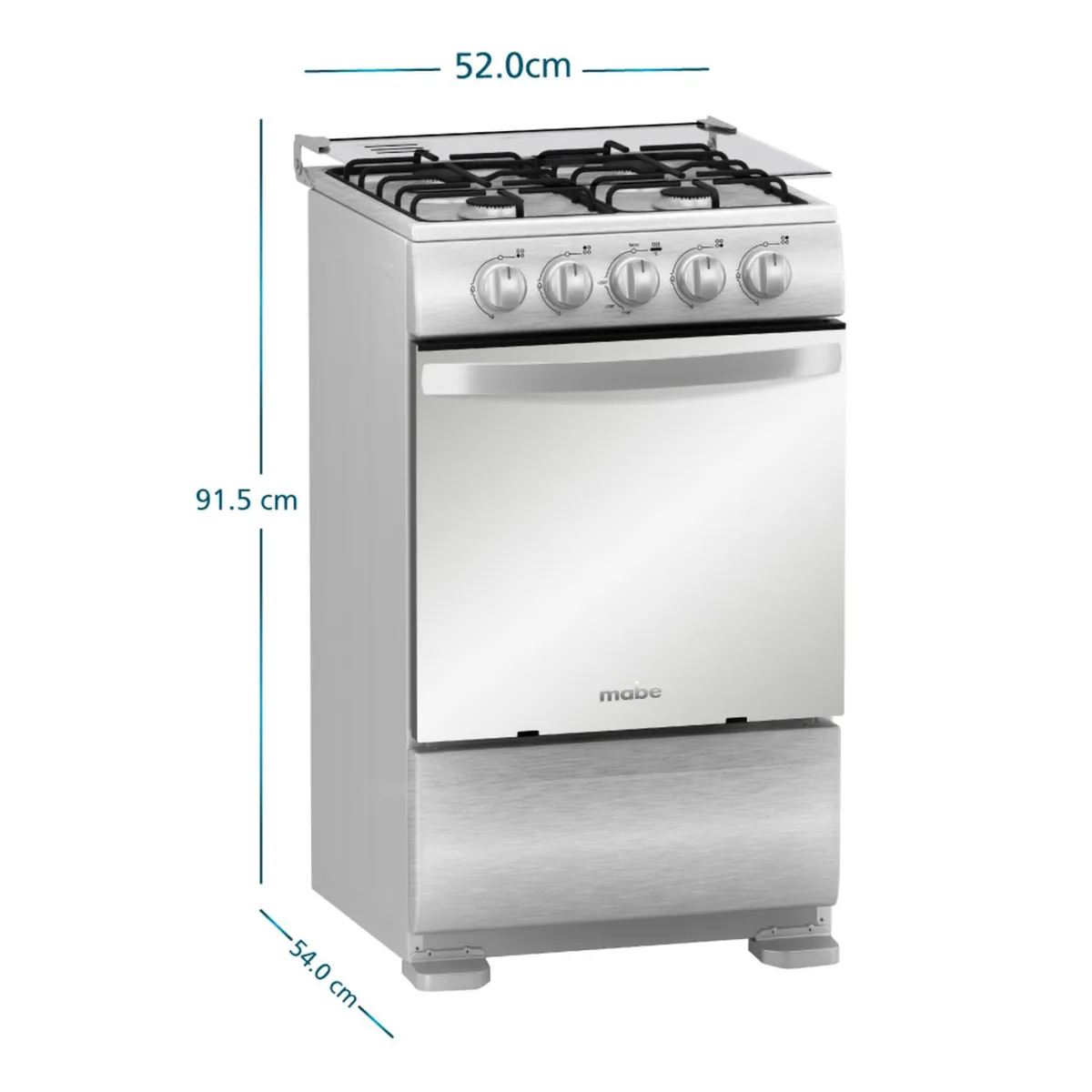 MABE - Combo Cocina 52cm +Campana 60cm +Horno microondas 20L Mabe
