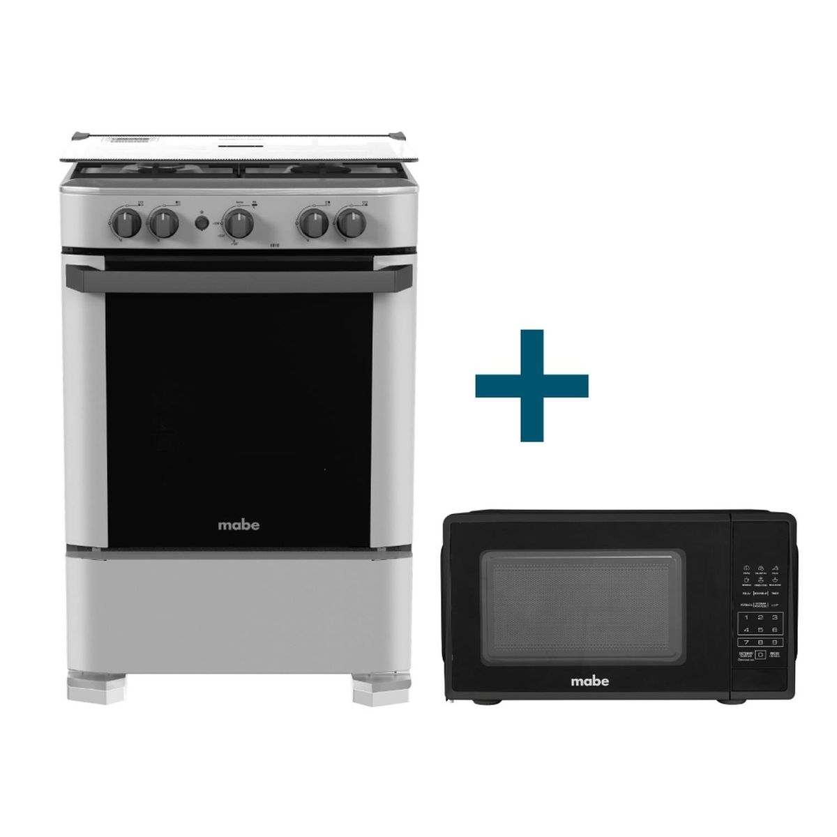 MABE - Combo Cocina a Gas 60cm +Horno microondas 20L Mabe