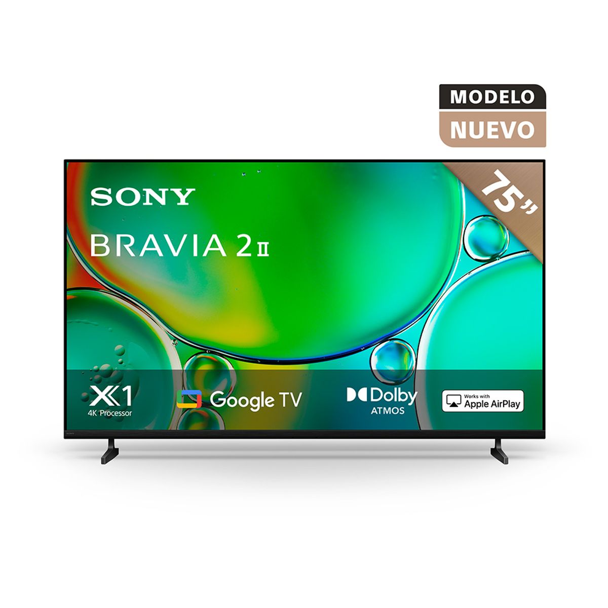 SONY - Sony TV 75" K-75S20M2 4K Ultra HD BRAVIA 2 II Google TV con HDR