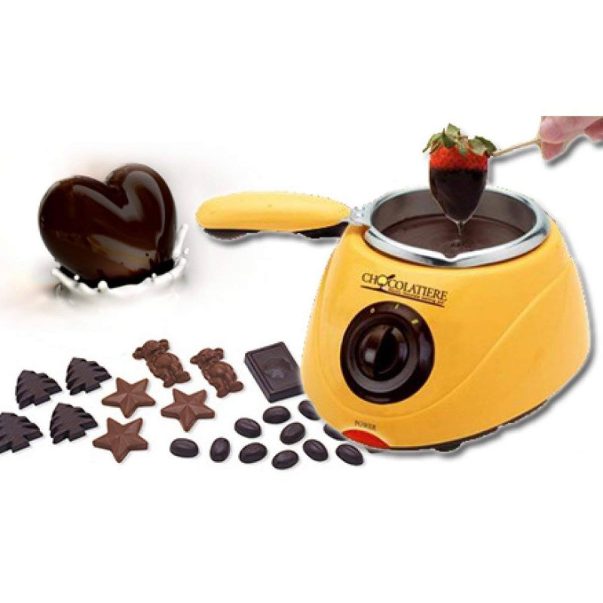 GENERICO - MINI OLLA CHOCOLATERA ELECTRICA 20W