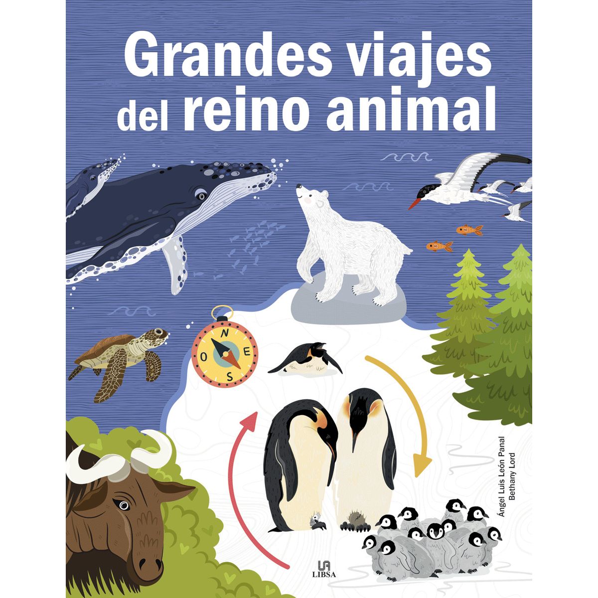 GENERICO - Libro Infantil GRANDES VIAJES DEL REINO ANIMAL