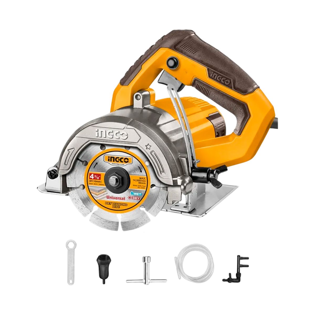 INGCO TOOLS - Cortadora De Mármol Eléctrica 1400w 4 3/8' Mc140068 Ingco