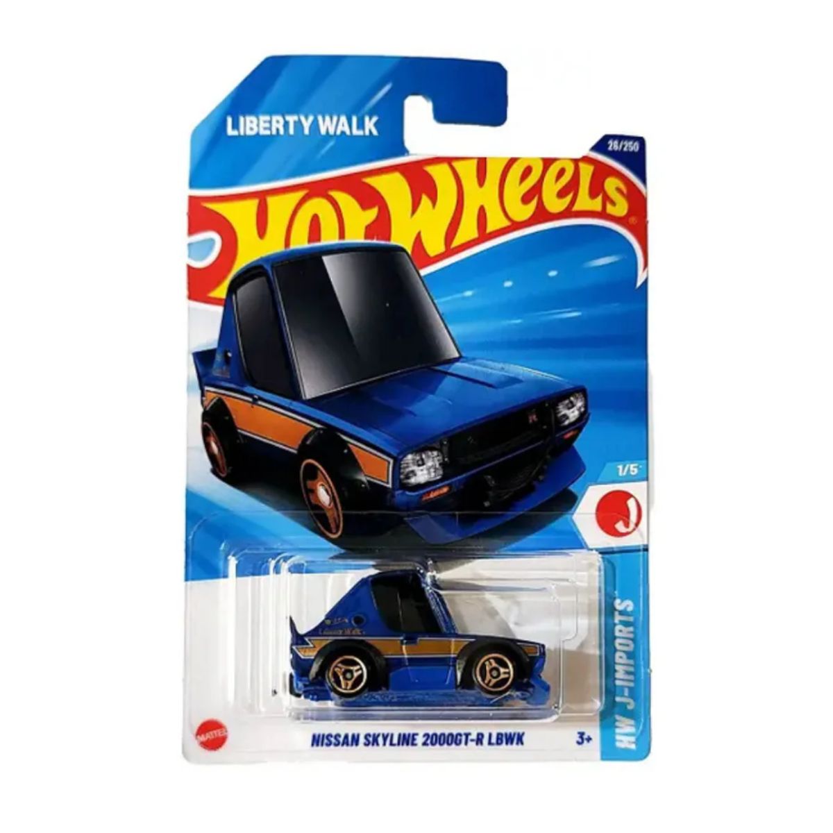 HOT WHEELS - Hot Wheels Liberty Walk Nissan Skyline 2000gt-r Lbwk HYX54