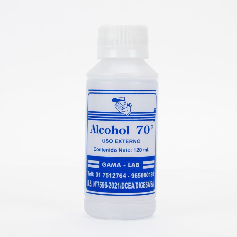 GENERICO - Alcohol GAMALAB 70° de 120 ml