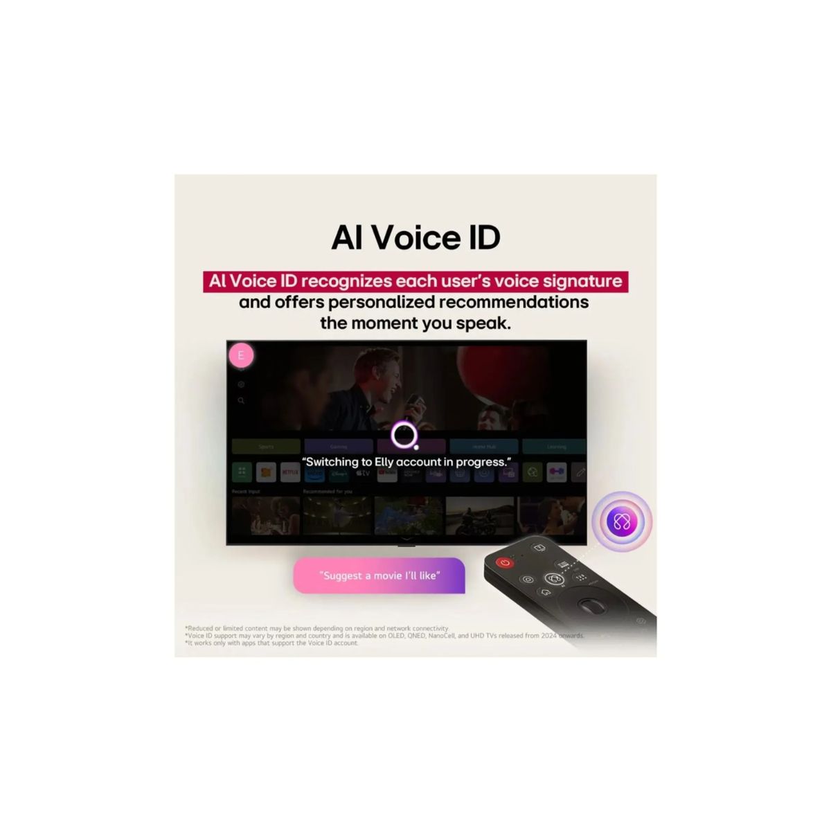 LG - Televisor Lg 65 Pulg Ultra HD 4K AI ThinQ 65UA7300 Modelo 2025- Negro