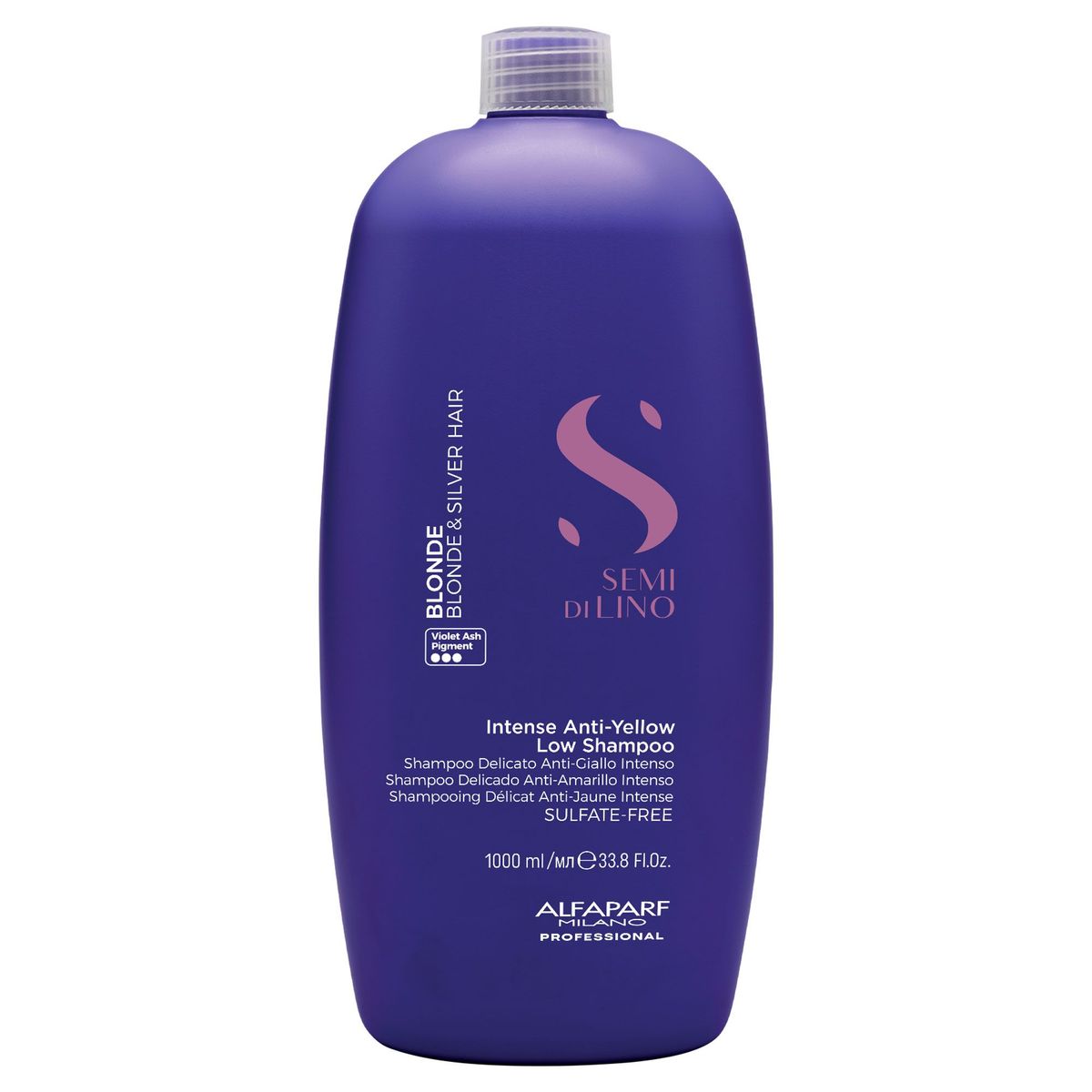 ALFAPARF MILANO - Shampoo Semi Di Lino Blonde Intense Anti-Yellow 1000ml