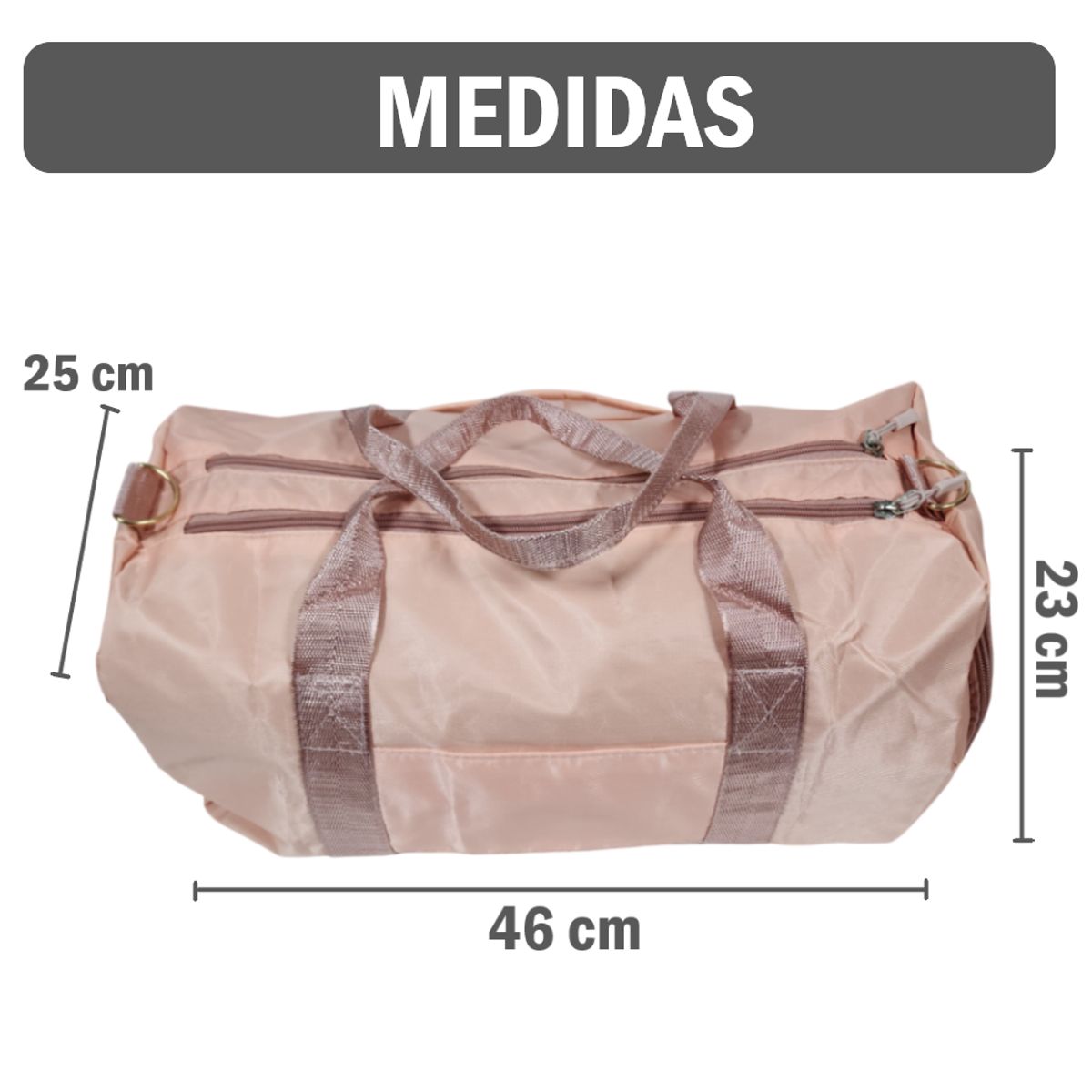 GENERICO - Bolso de viaje de gran capacidad con compartimento para zapatos