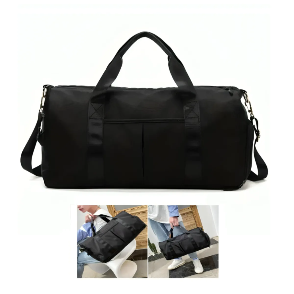 GENERICO - Bolso de viaje con compartimentos de gran capacidad