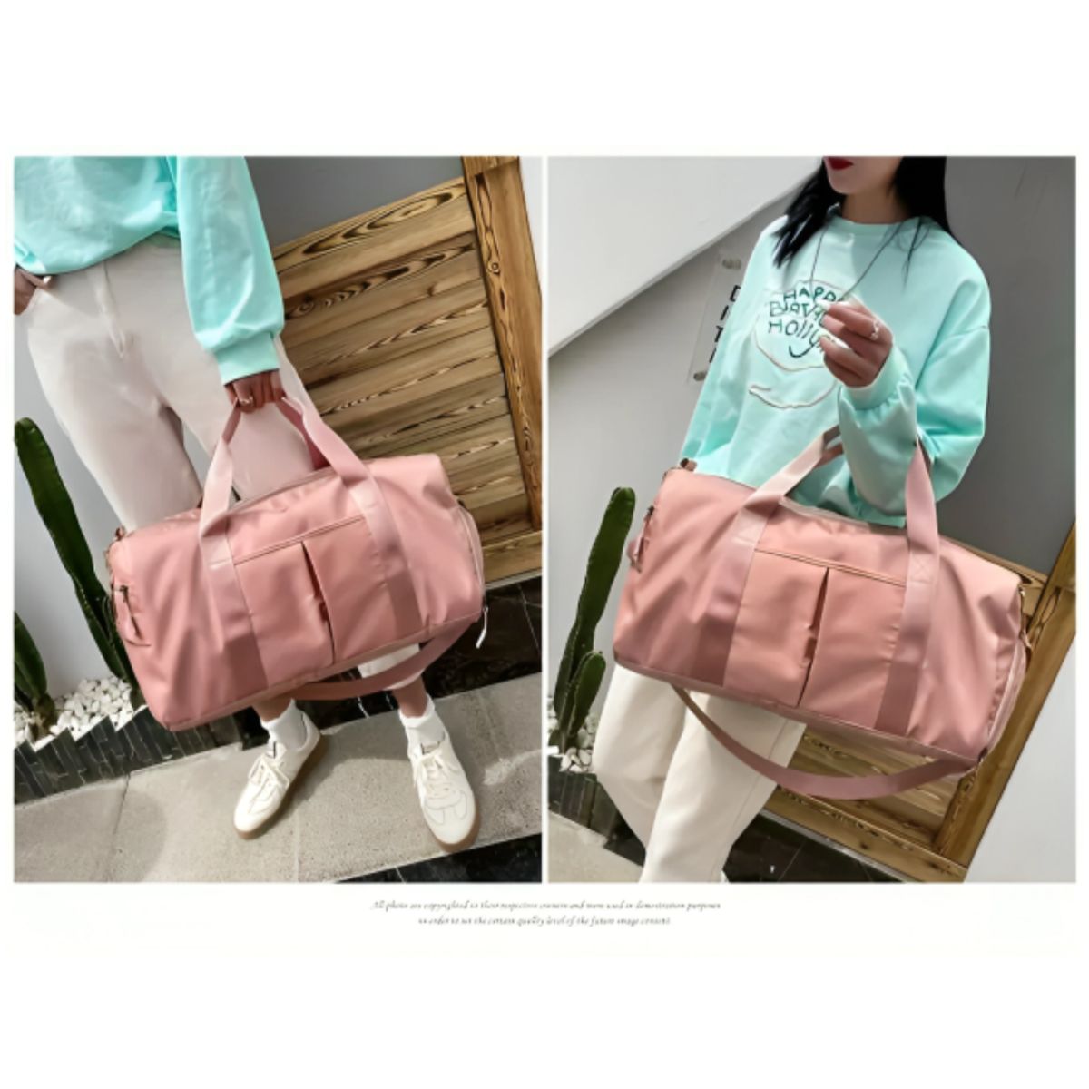 GENERICO - Bolso de viaje con compartimentos de gran capacidad