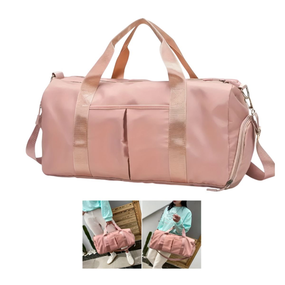 GENERICO - Bolso de viaje con compartimentos de gran capacidad