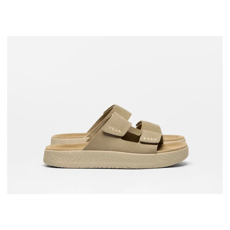 VEJA - Sandalia etna suede Café