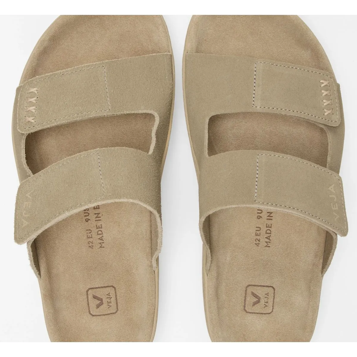 VEJA - Sandalia etna suede Café