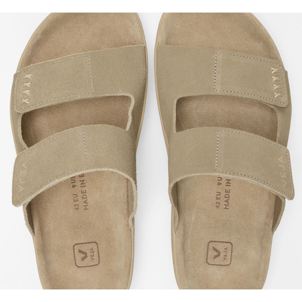 VEJA - Sandalia etna suede Café