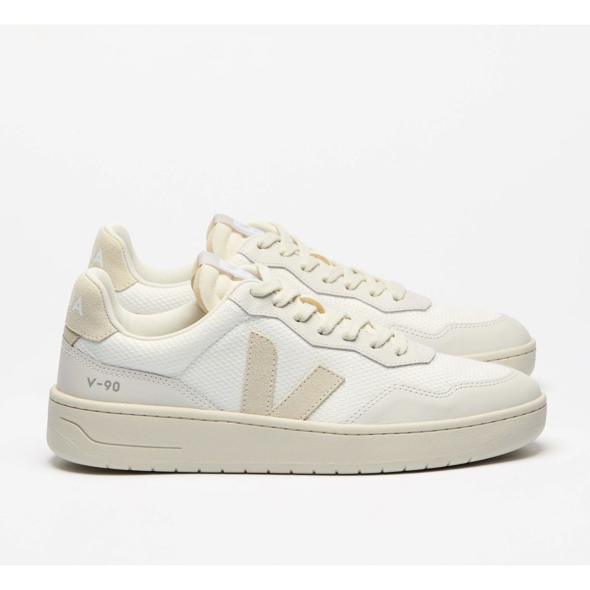 VEJA - Zapatilla v-90 mesh Blanco