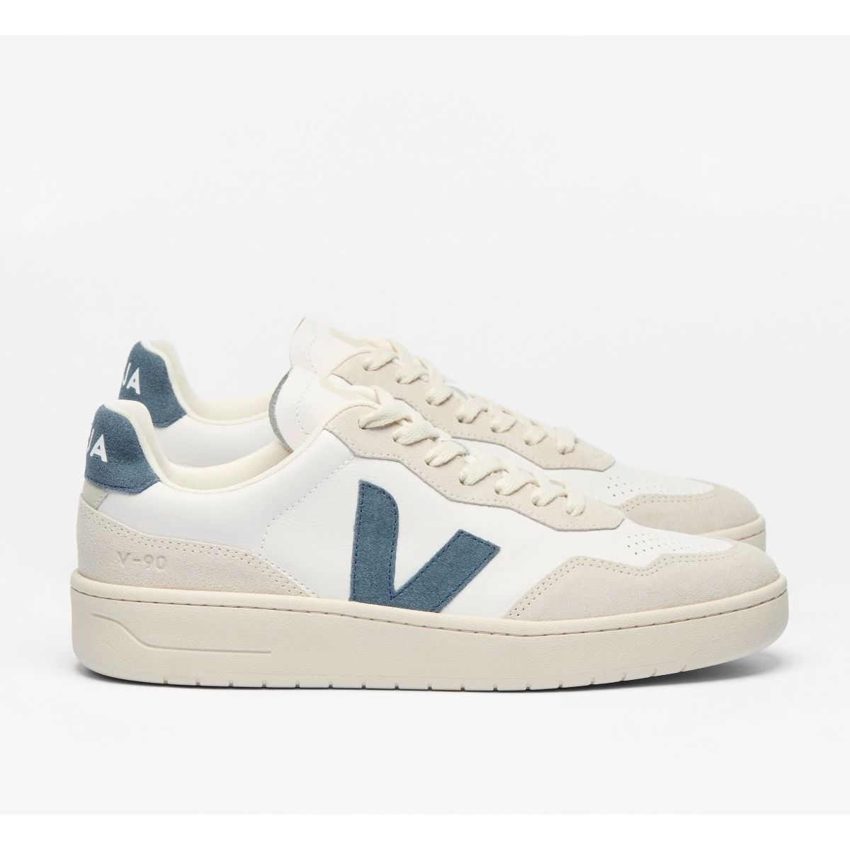 VEJA - Zapatilla v-90 leather Blanco