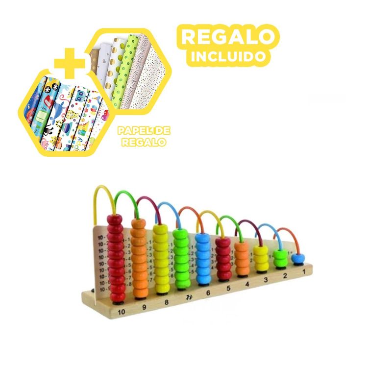 GENERICO - Juego Educativo para Niños en Multicolor Y+Papel de Regalo