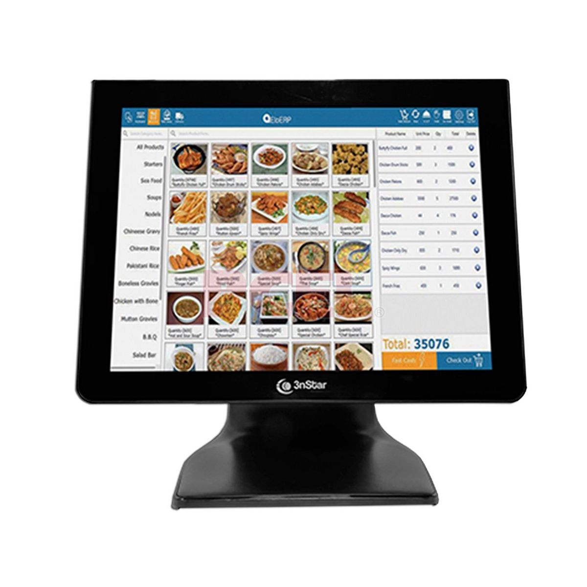 3NSTAR - Monitor Táctil Lcd 3Nstar Tcm008 De 15" Con Hdmi, Usb Y Multi-Táctil 10 Puntos - Color Neg