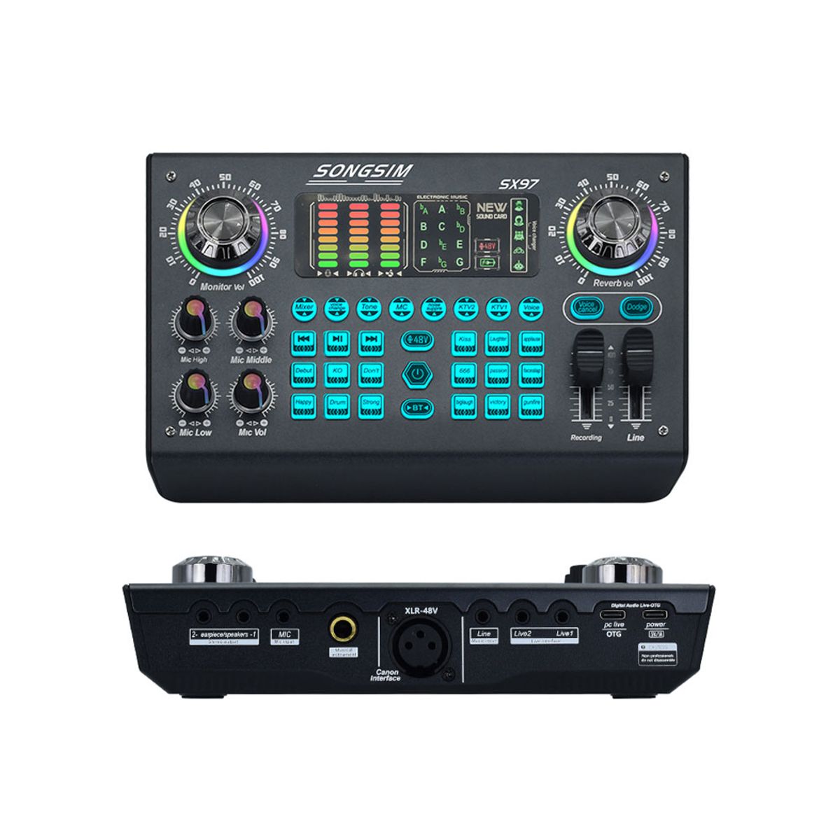 OEM - Interfaz de sonido SX97 con phantom power incorporado